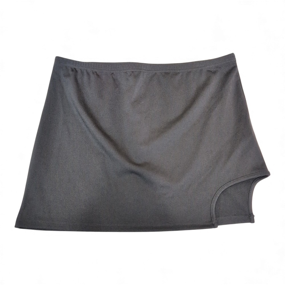 Gilipur‎ Plus Size 2X Black Mini Skirt with Side Cutout